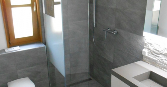 Badezimmerumbau